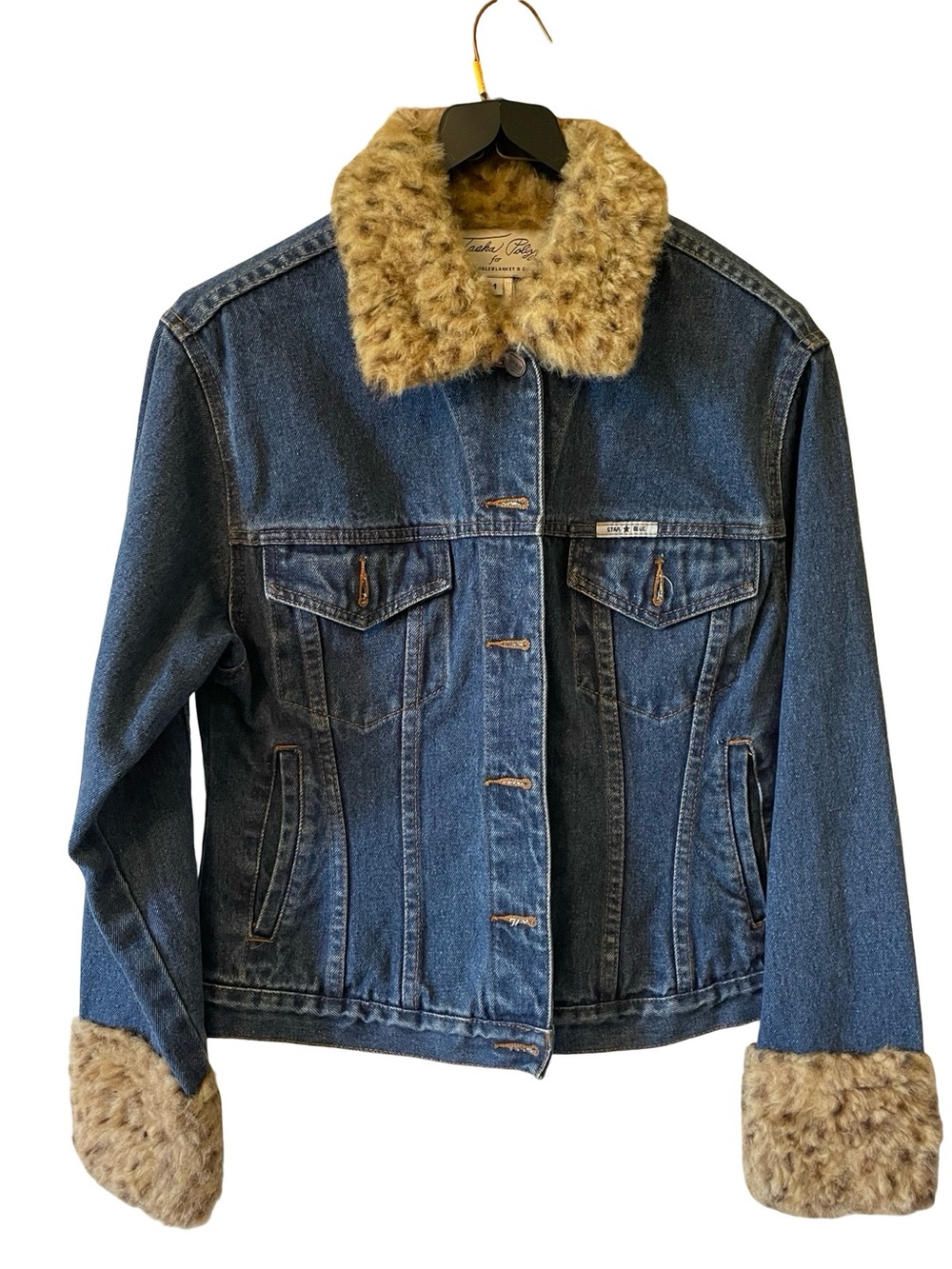 Tasha Polizzi for T.P. Saddleblanket & Co Denim Jacket Size Medium